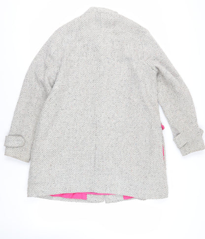 Womens UK Size 16 NEXT Grey Overcoat