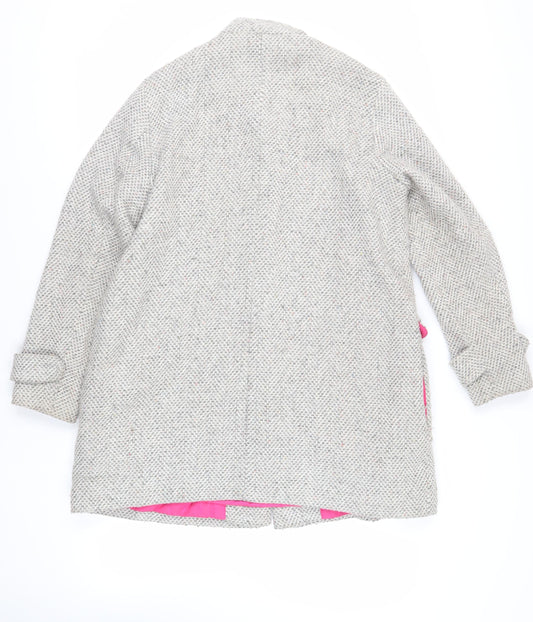 Womens UK Size 16 NEXT Grey Overcoat