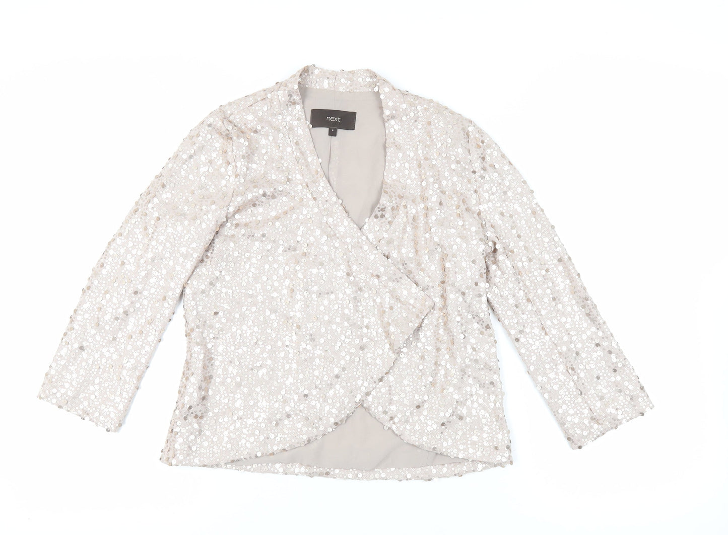 Womens UK Size 8 NEXT Beige Jacket