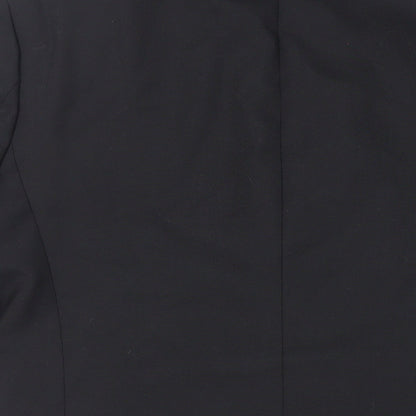 The Loretto Collection Mens Black Polyester Tuxedo Suit Jacket Size 40 Regular