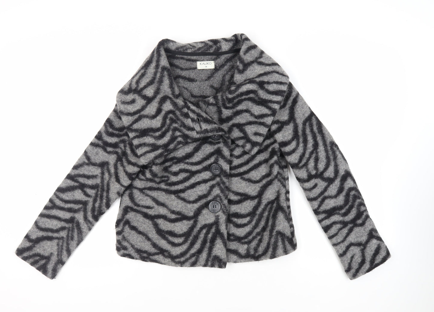 Womens UK Size 14 Kaliko Grey Jacket