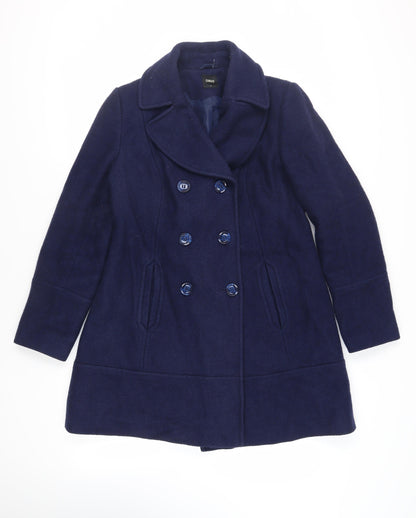 Womens UK Size L Oasis Blue Pea Coat