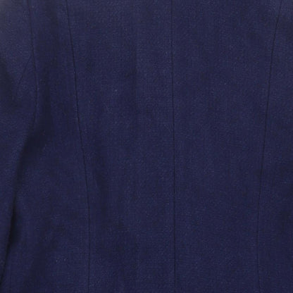 Womens UK Size L Oasis Blue Pea Coat