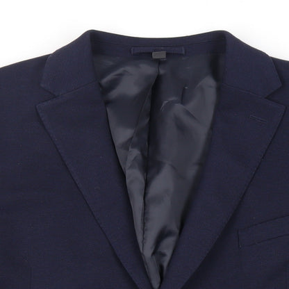 Mens UK Size 46 Marks and Spencer Regular Blue Suit Jacket
