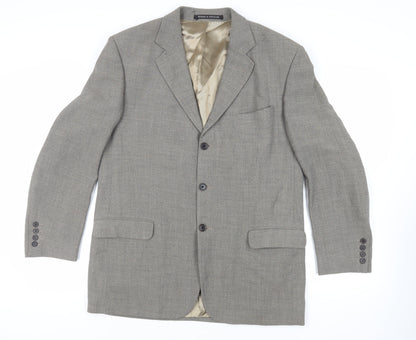Mens UK Size 44 Marks and Spencer Regular Grey Suit Jacket