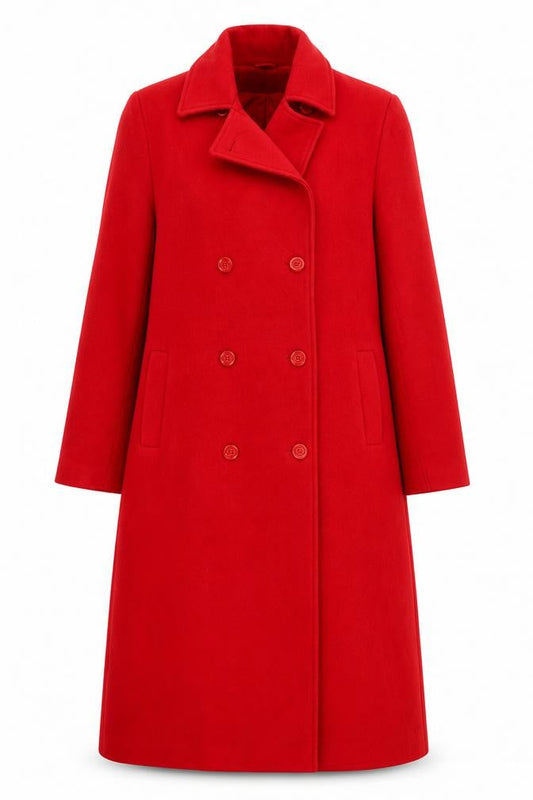 Womens UK Size 14 Paul Separates Red Overcoat