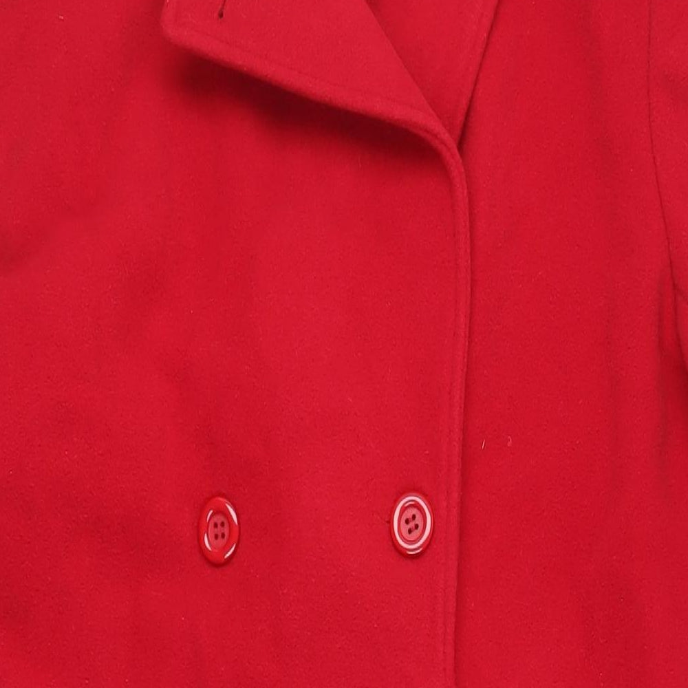 Womens UK Size 14 Paul Separates Red Overcoat
