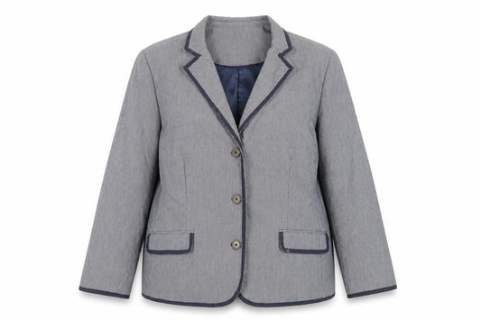 Womens UK Size 20 Maine New England Blue Jacket