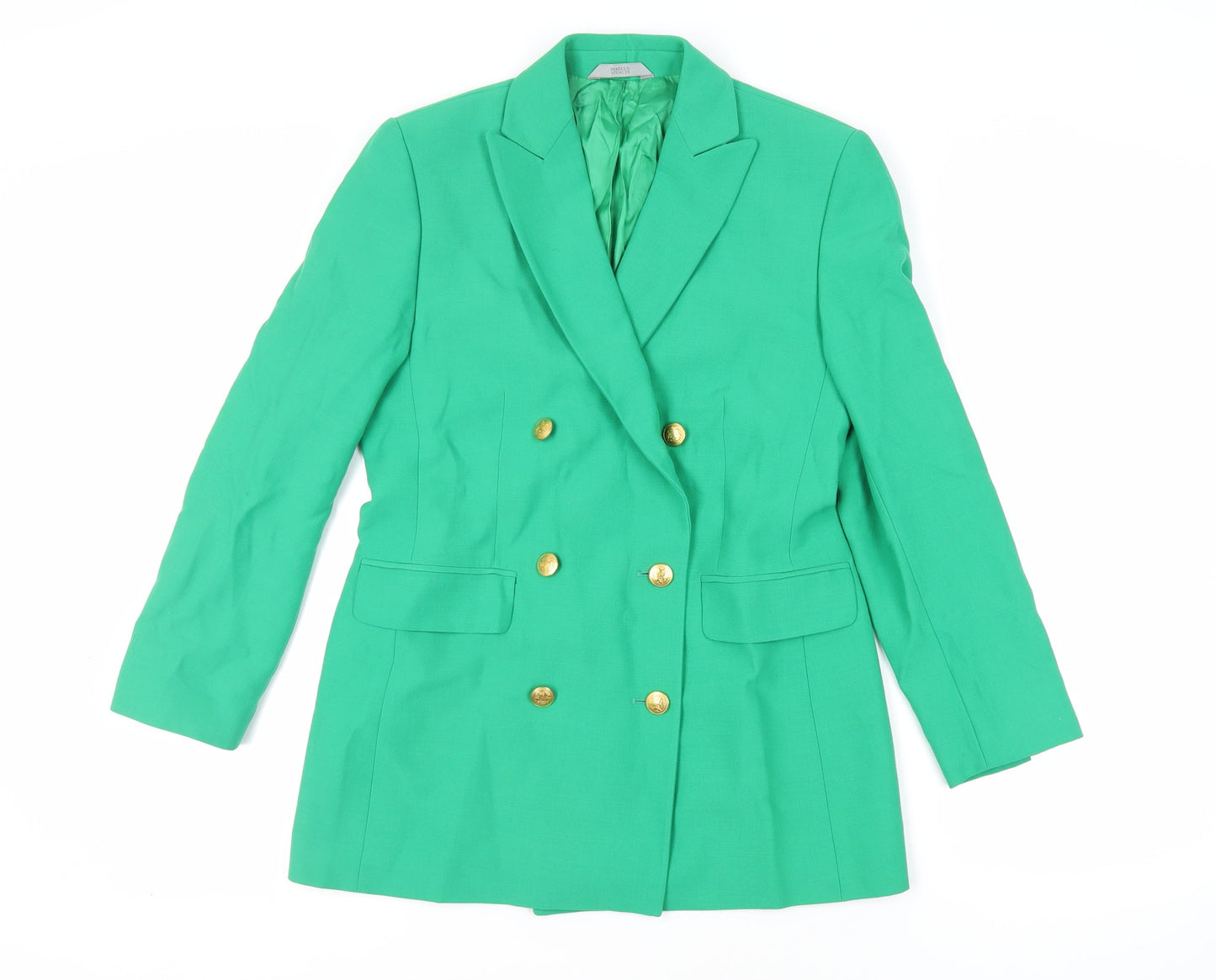 Womens UK Size 10 Marks and Spencer Green Jacket