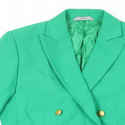 Womens UK Size 10 Marks and Spencer Green Jacket