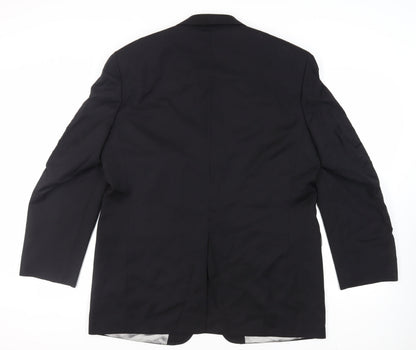 Mens UK Size 46 Marks and Spencer Regular Black Suit Jacket