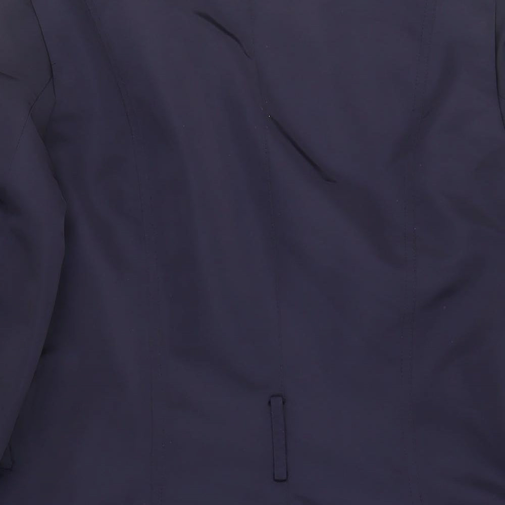 Womens UK Size 12 Marks and Spencer Blue Pea Coat