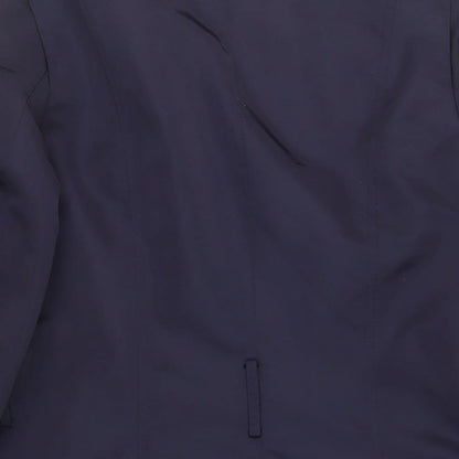 Womens UK Size 12 Marks and Spencer Blue Pea Coat