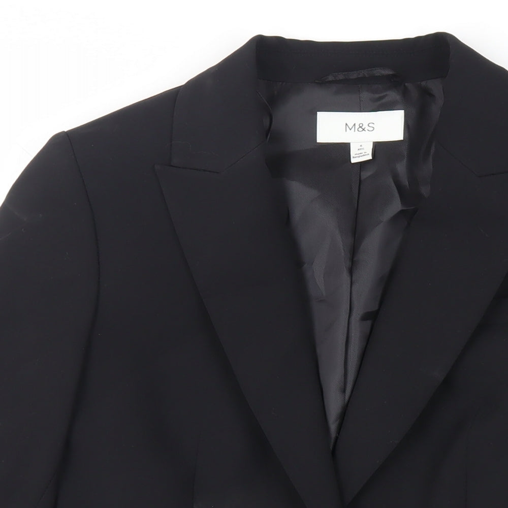 Womens UK Size 6 Marks and Spencer Black Jacket