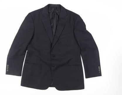 Mens UK Size 40 Marks and Spencer Regular Blue Suit Jacket