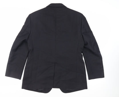 Mens UK Size 40 Marks and Spencer Regular Blue Suit Jacket
