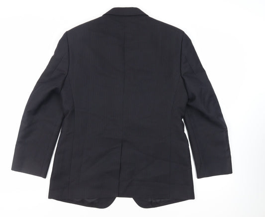 Mens UK Size 40 Marks and Spencer Regular Blue Suit Jacket