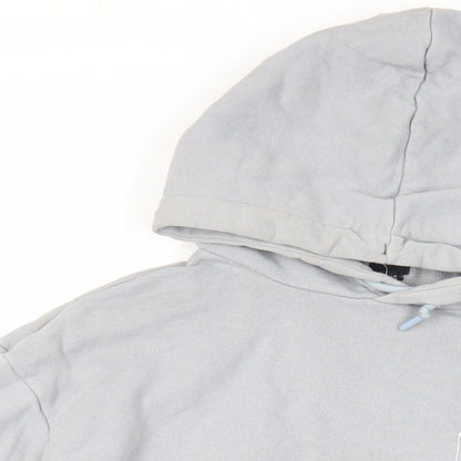 Mens UK Size L River Island Grey Pullover Hoodie