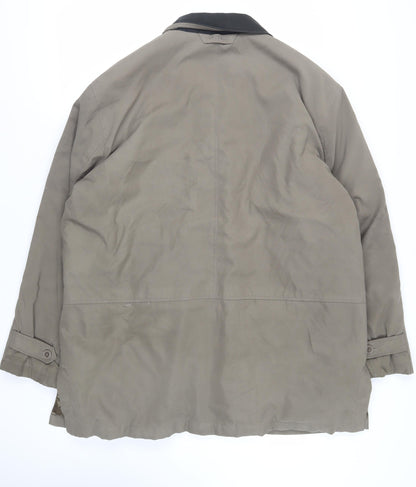 Mens UK Size 46 Douglas Brown Pea Coat