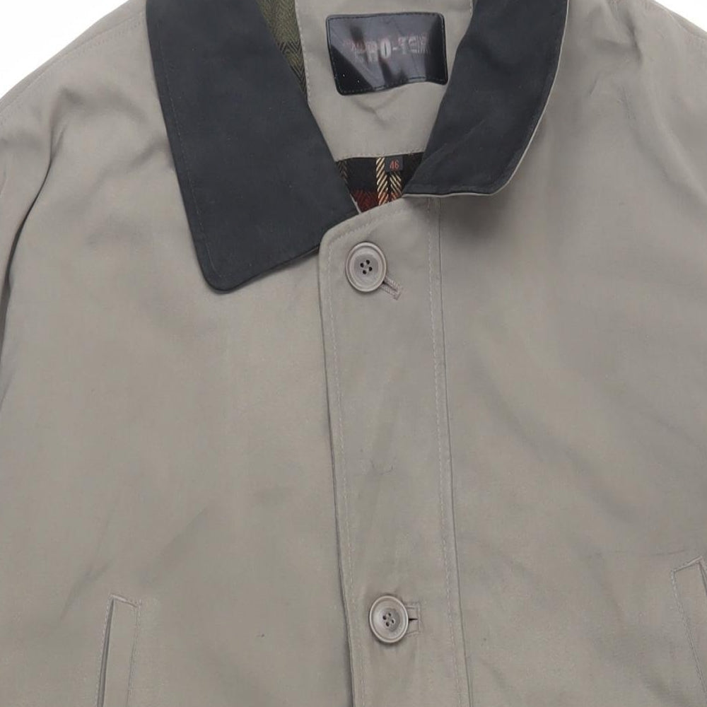 Mens UK Size 46 Douglas Brown Pea Coat