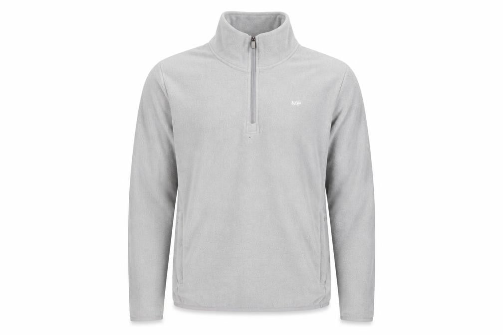 Myprotein Mens Grey Polyester Pullover Sweatshirt Size M - Zipped Pockets