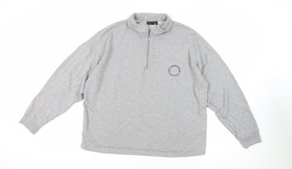 Womens UK Size 10 ASOS Grey Pullover Sweatshirt
