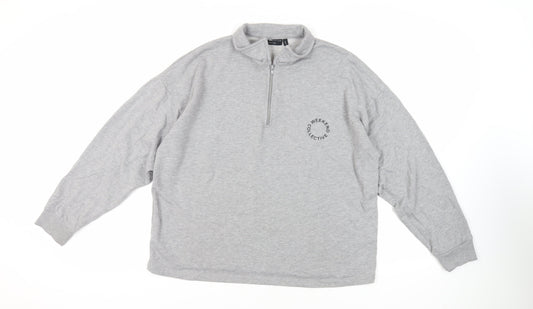 Womens UK Size 10 ASOS Grey Pullover Sweatshirt