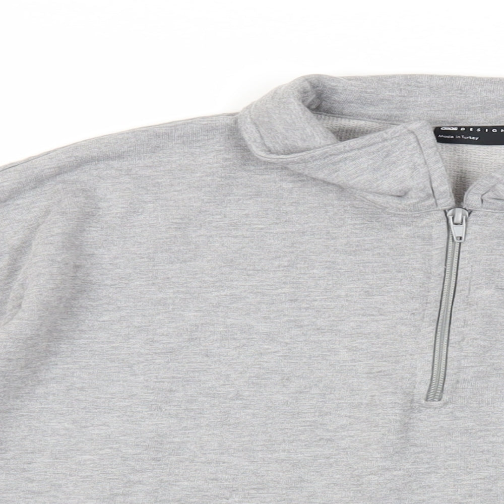 Womens UK Size 10 ASOS Grey Pullover Sweatshirt