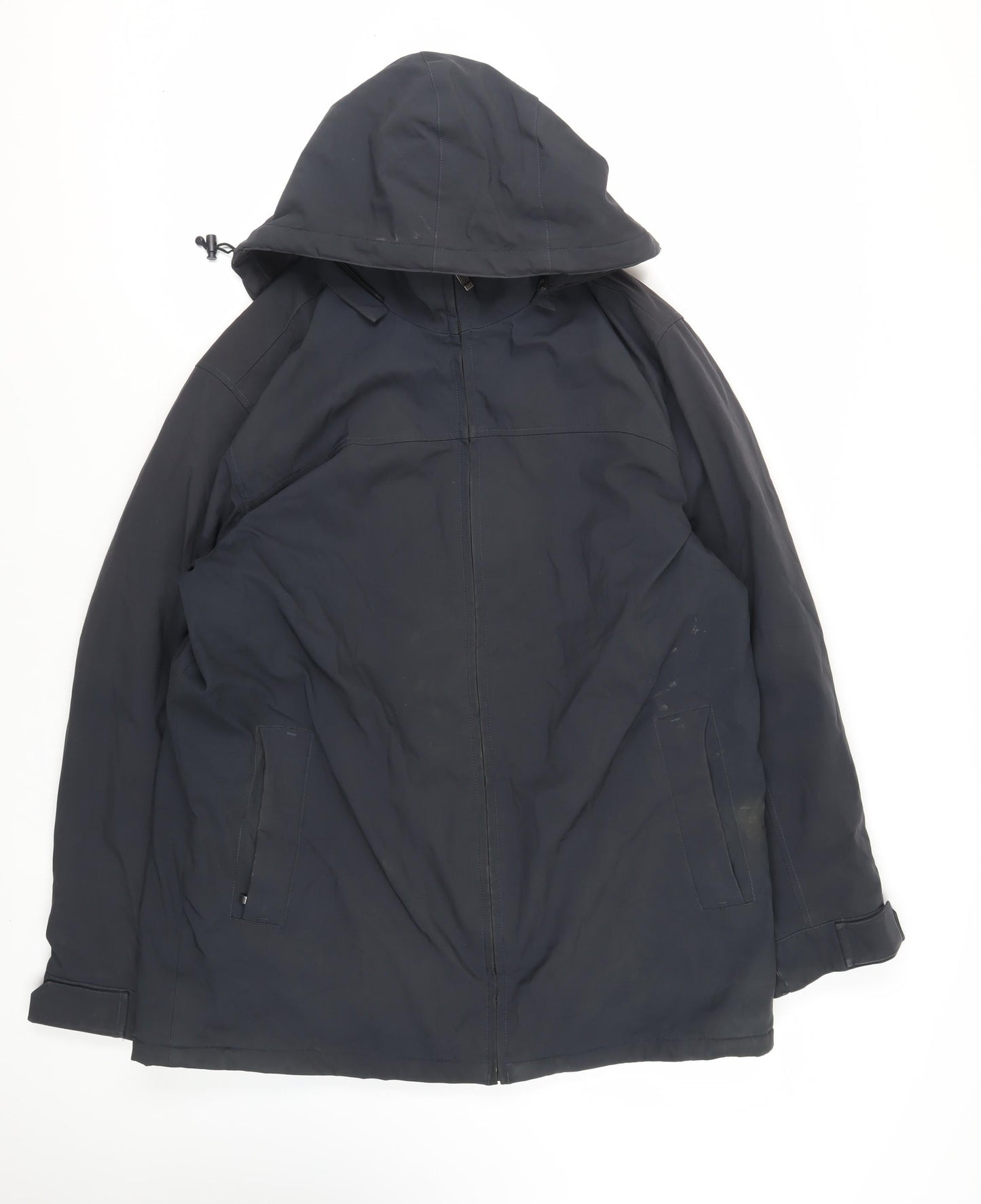 Mens UK Size L Weatherproof Blue Windbreaker Coat