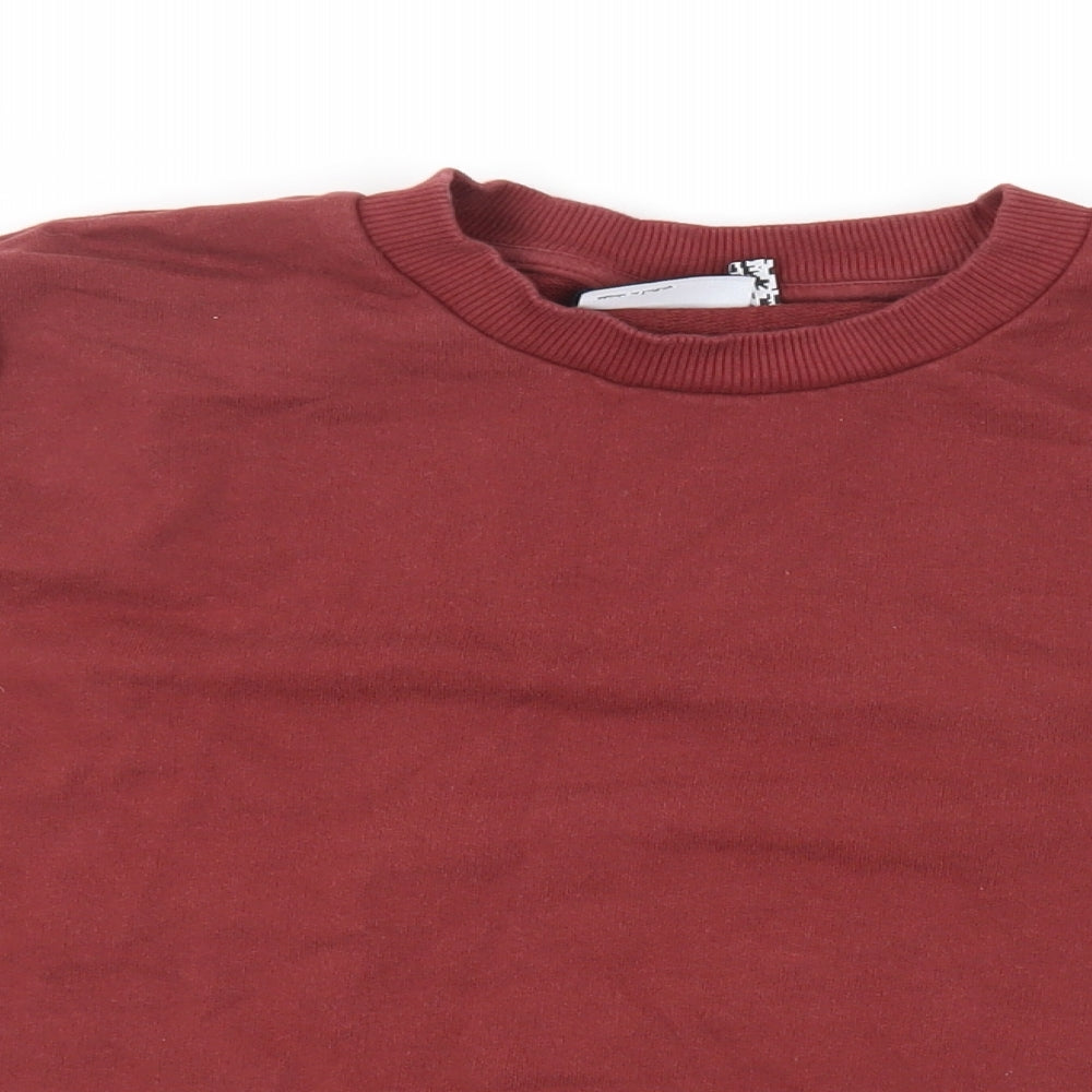 Mens UK Size S ASOS Brown Pullover Sweatshirt