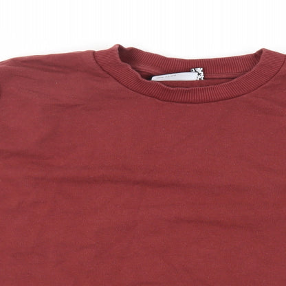 Mens UK Size S ASOS Brown Pullover Sweatshirt