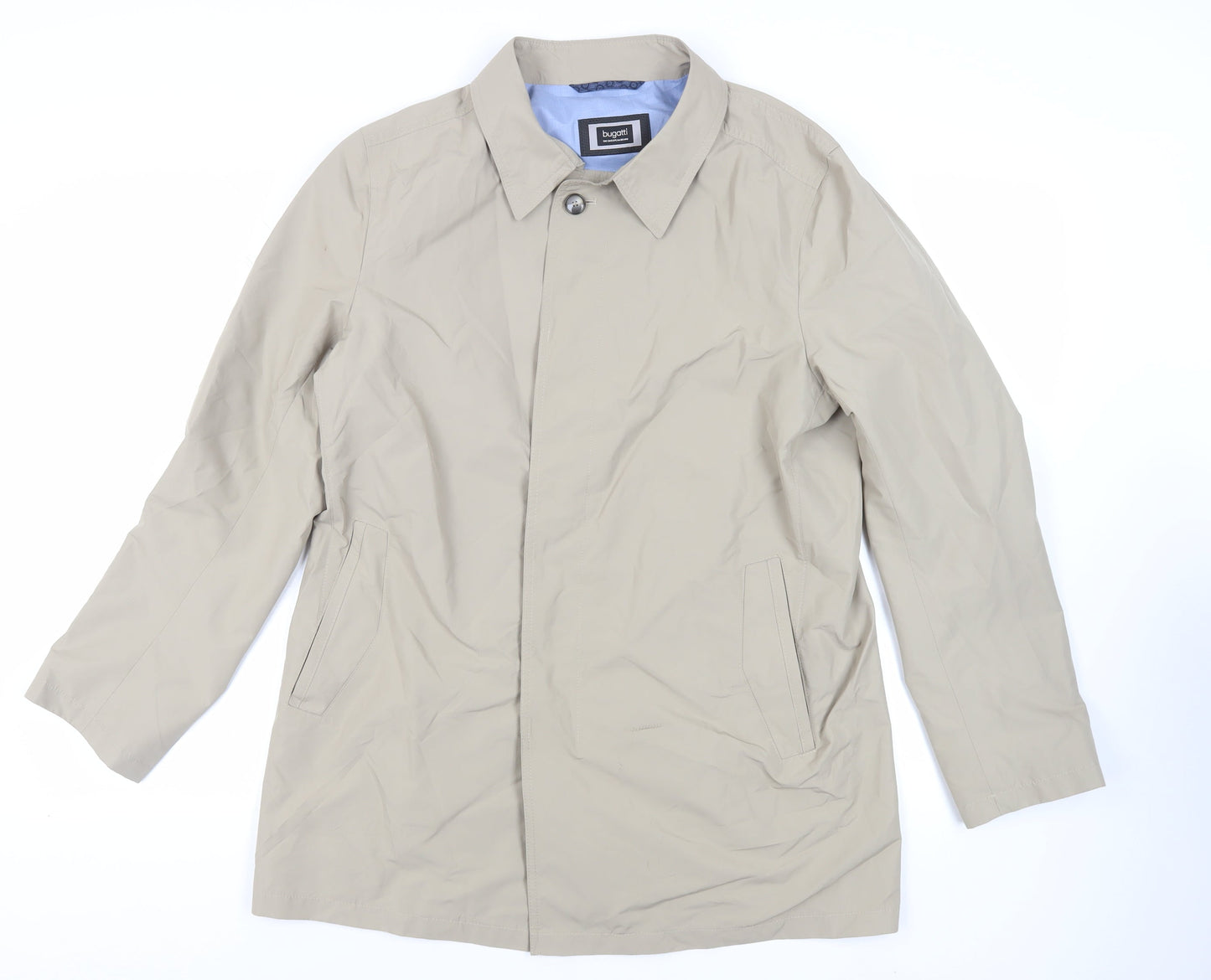 Mens UK Size 38 Bugatti Beige Overcoat