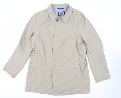 Mens UK Size 38 Bugatti Beige Overcoat