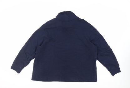 Womens UK Size 18 Marks and Spencer Blue Pullover Sweatshirt