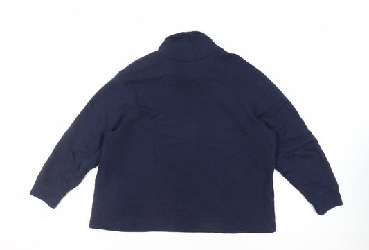Womens UK Size 18 Marks and Spencer Blue Pullover Sweatshirt
