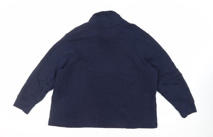Womens UK Size 18 Marks and Spencer Blue Pullover Sweatshirt