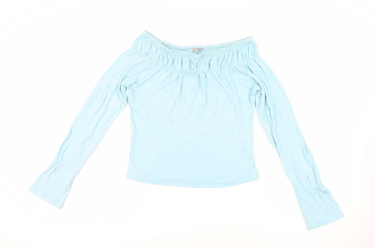 Womens UK Size 14 Per Una Blue Basic Blouse