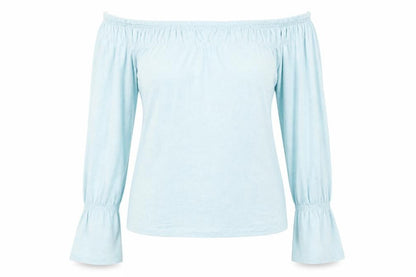 Womens UK Size 14 Per Una Blue Basic Blouse