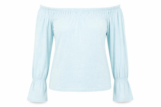 Womens UK Size 14 Per Una Blue Basic Blouse