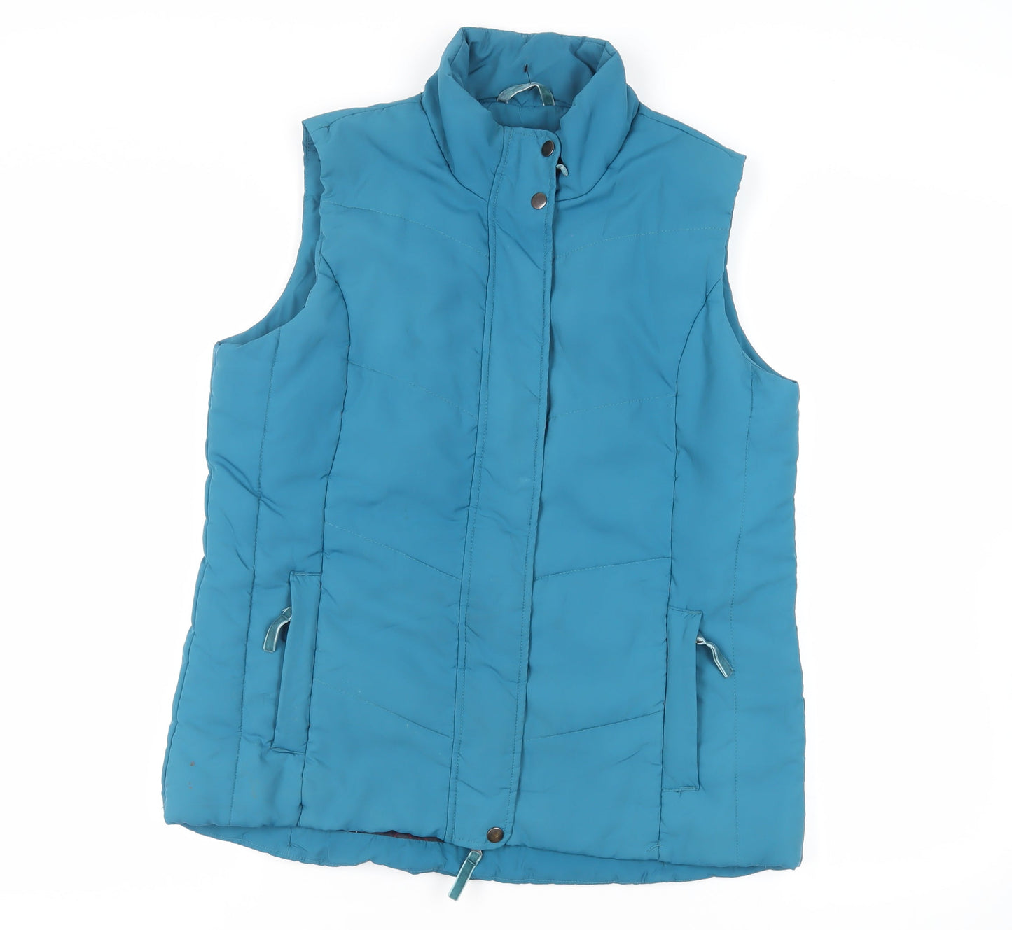 Womens UK Size M Tayberry Green Gilet