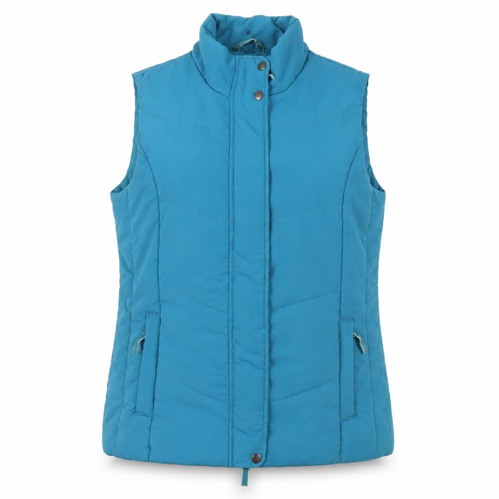 Womens UK Size M Tayberry Green Gilet