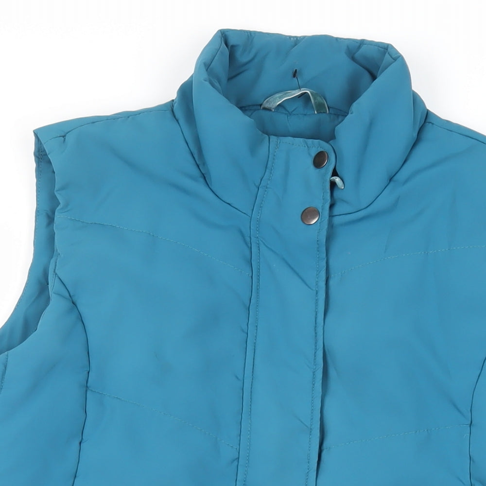 Womens UK Size M Tayberry Green Gilet