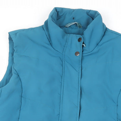 Womens UK Size M Tayberry Green Gilet