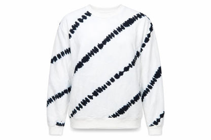 Marks & Spencer Womens White Geometric Cotton Pullover Sweatshirt Size M Pullover