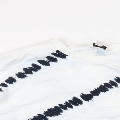 Womens UK Size M Marks and Spencer White Pullover Sweatshirt