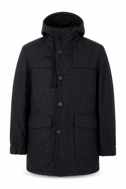 Mens UK Size L Luca Grey Overcoat