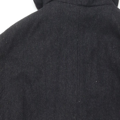 Mens UK Size L Luca Grey Overcoat