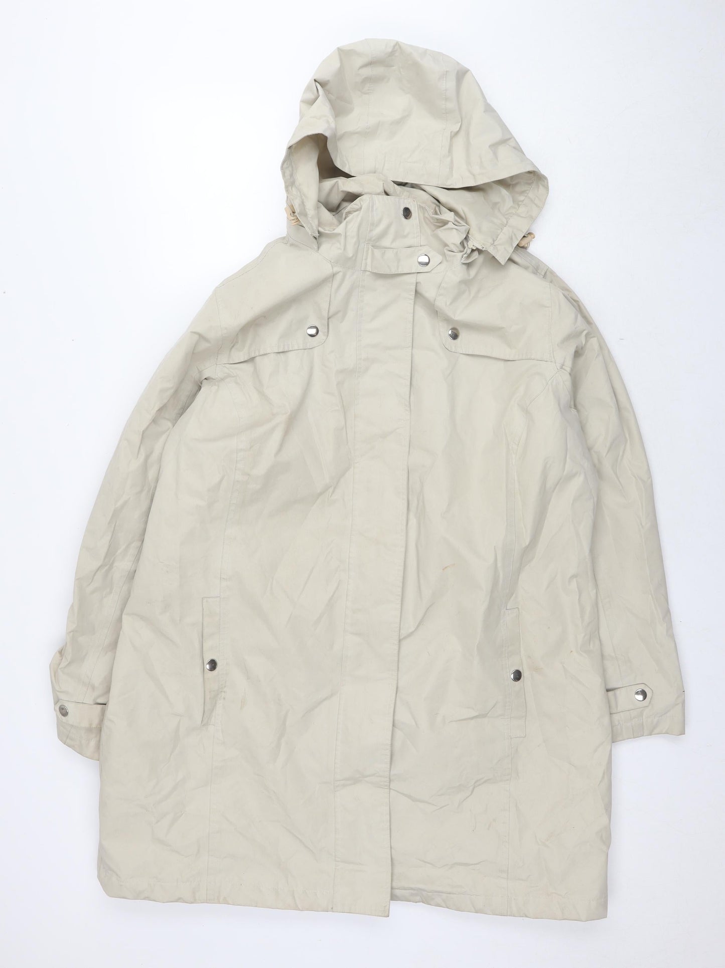 Womens UK Size 18 Being Casual Beige Trench Coat