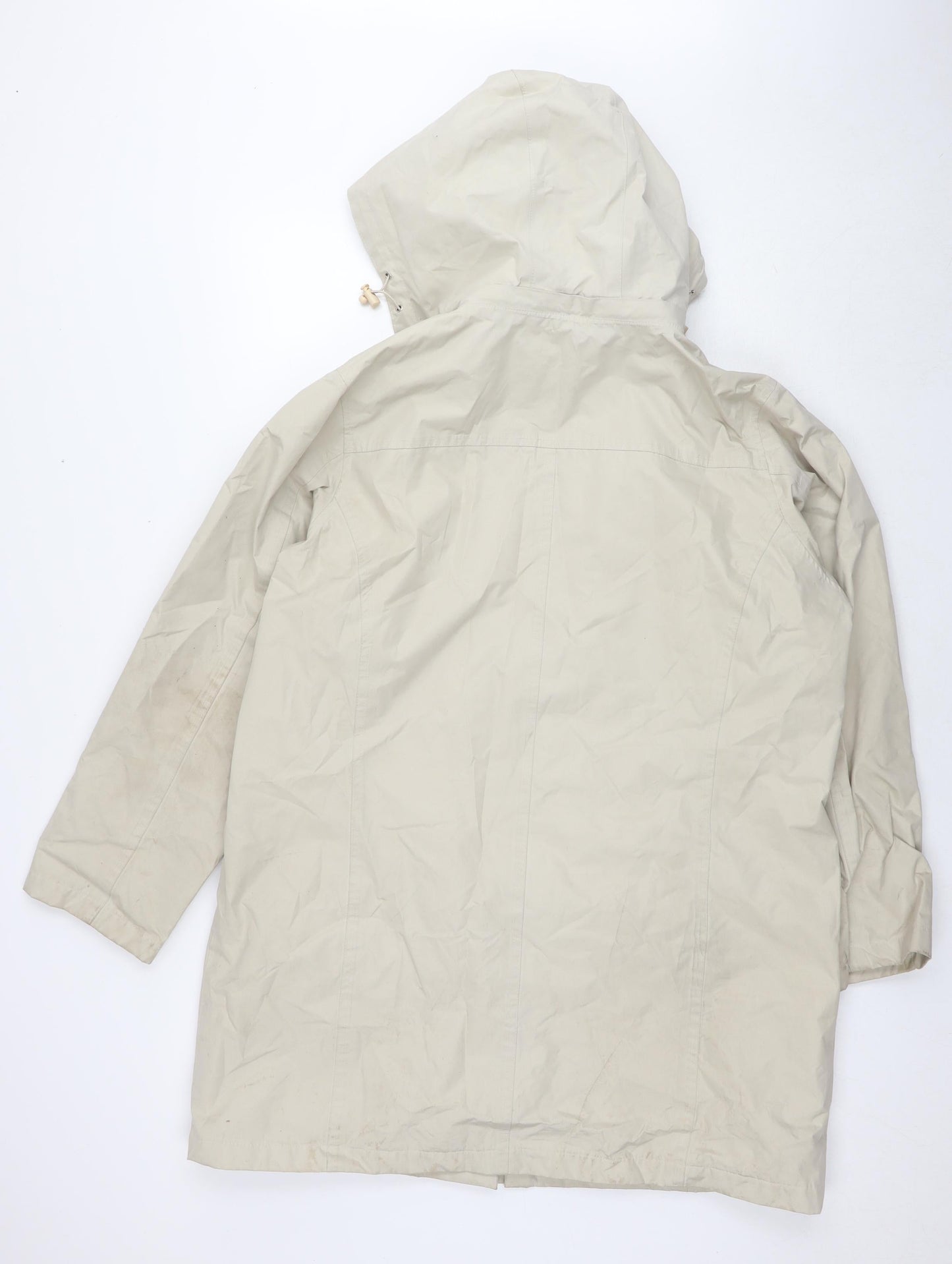Womens UK Size 18 Being Casual Beige Trench Coat