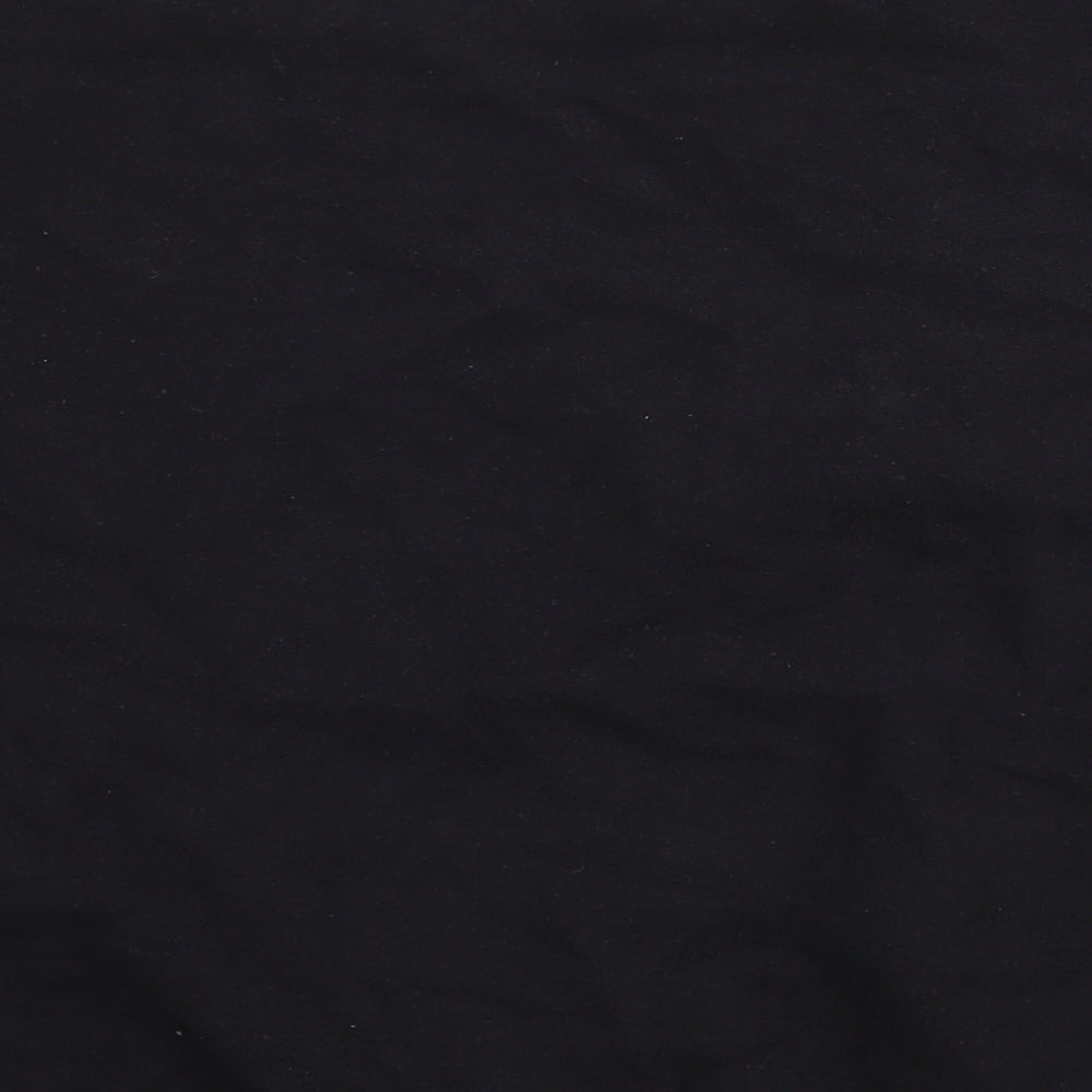 Womens UK Size M Pull&Bear Black Pullover Sweatshirt